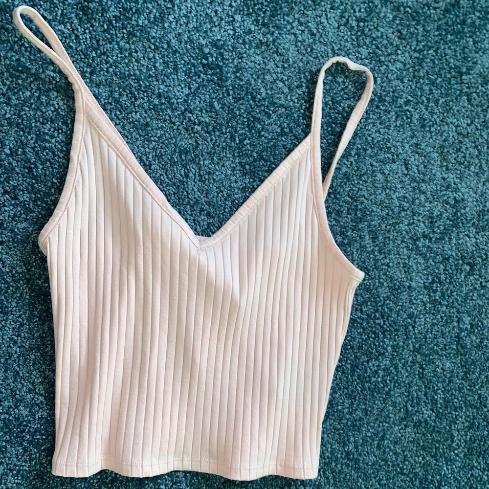 H&M pink crop top